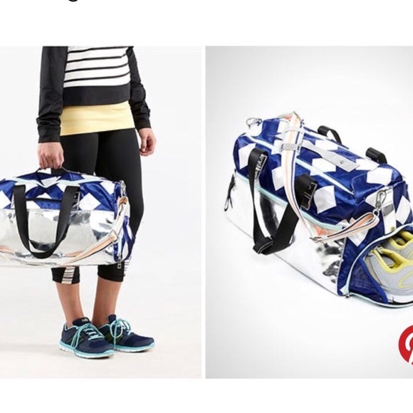 lululemon athletica Handbags - NWT Lululemon Yoga on the Run SeaWheeze 2014 bag